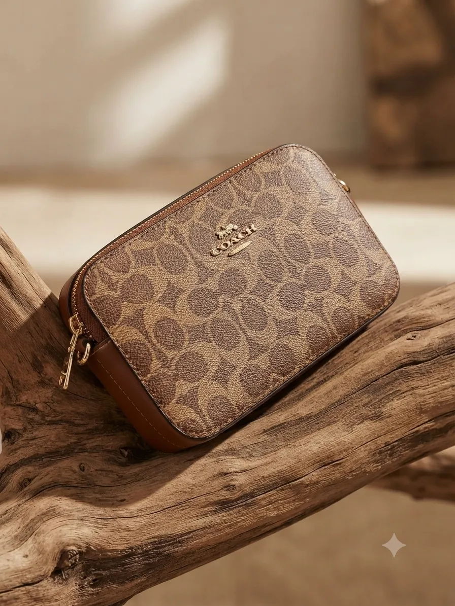 Sac bandoulière / Pochette de style Camera Bag de Coach (High Copy)
